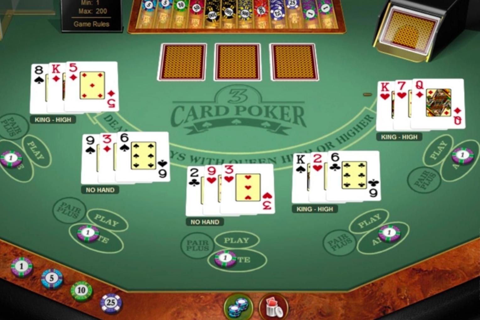 3 card poker header